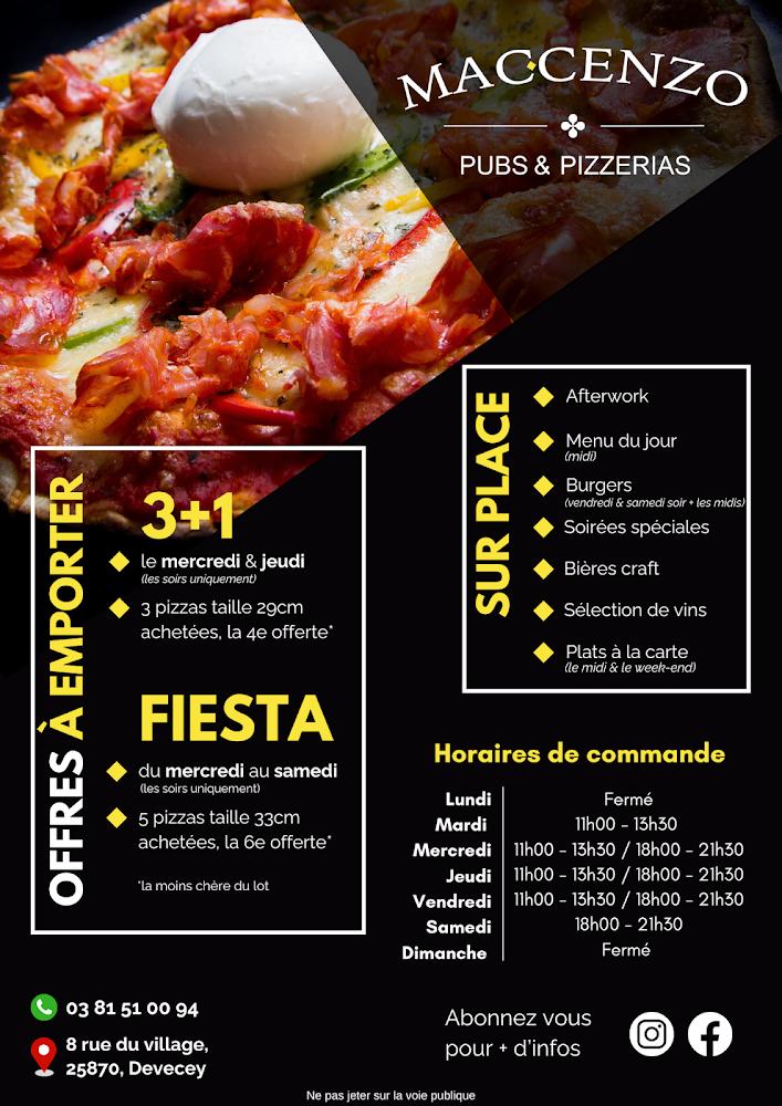 Maccenzo Devecey - Menu Image 1